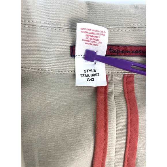 Anthropologie Tape Measure Topstitch Blazer Jacket Khaki Wide Cuff Tailored 12 - Picture 14 of 16